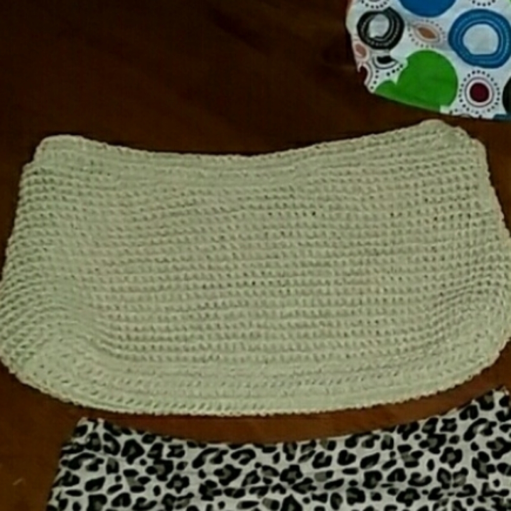 Thirty-One Skirt Purse Cover in Straw